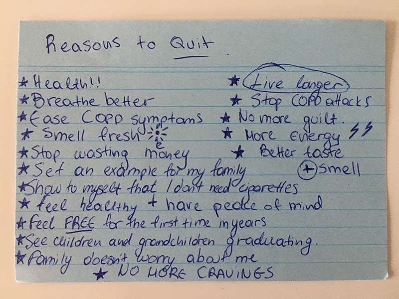 copd and smoking reasons to quit smoking