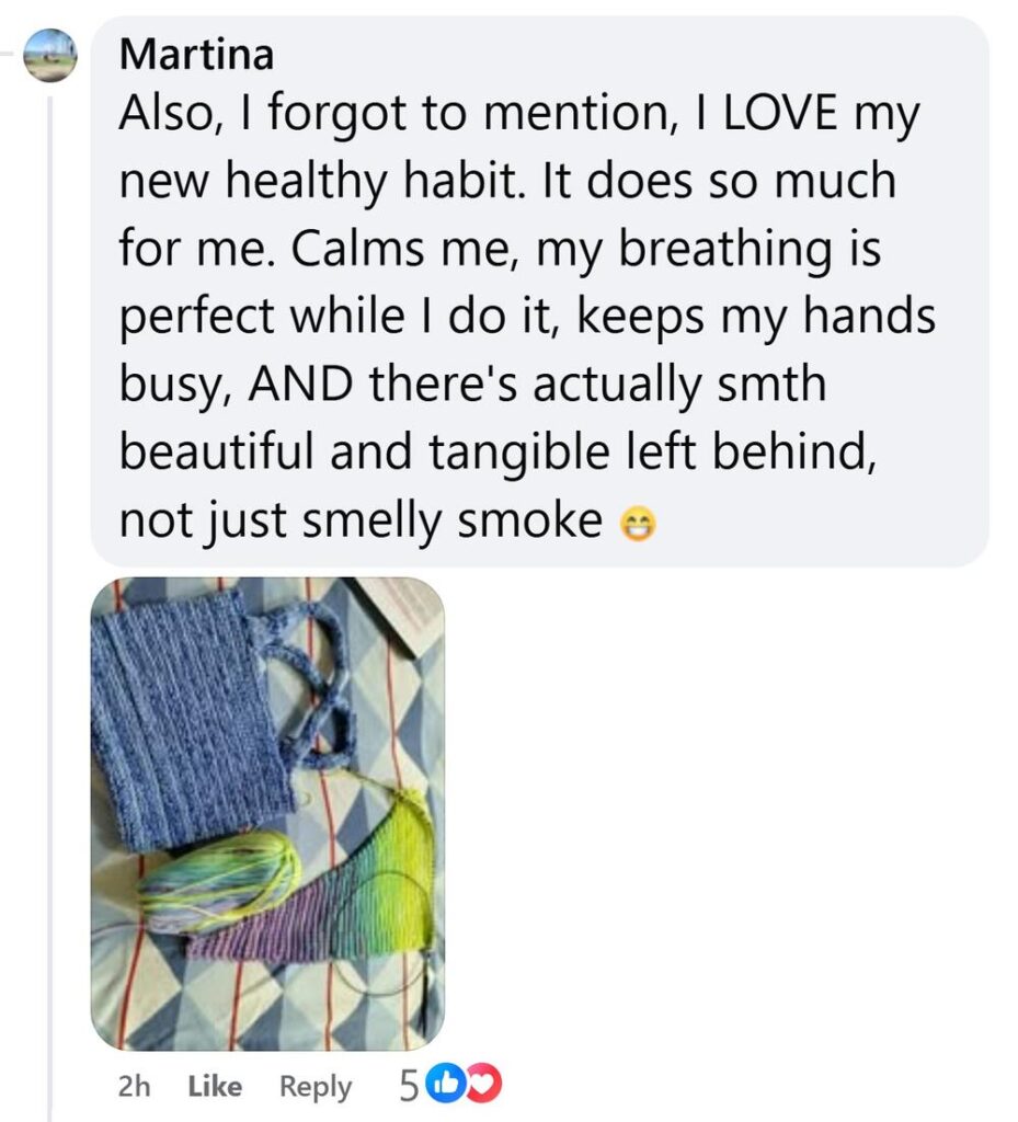 Martina Bionda now has a new healthy habit to replace smoking