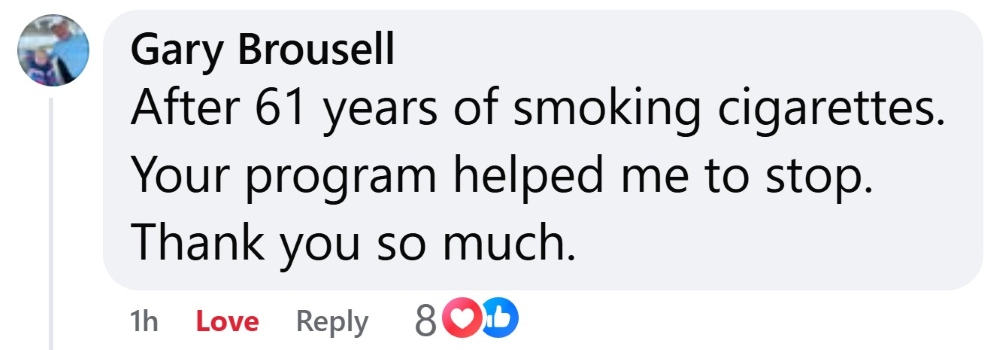 Gary Brousell smoked for 61 years