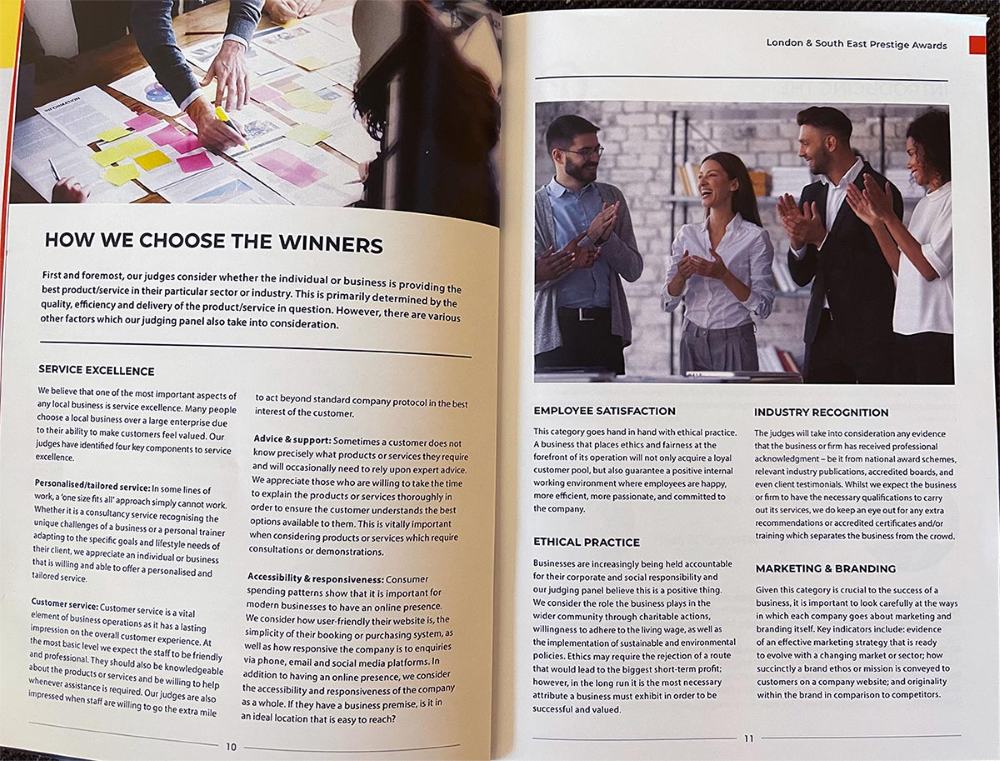How Prestige Awards Judges the Winners