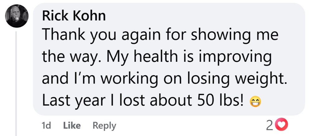 CBQ Program member Rick Kohn celebrates 2 years smoke-free