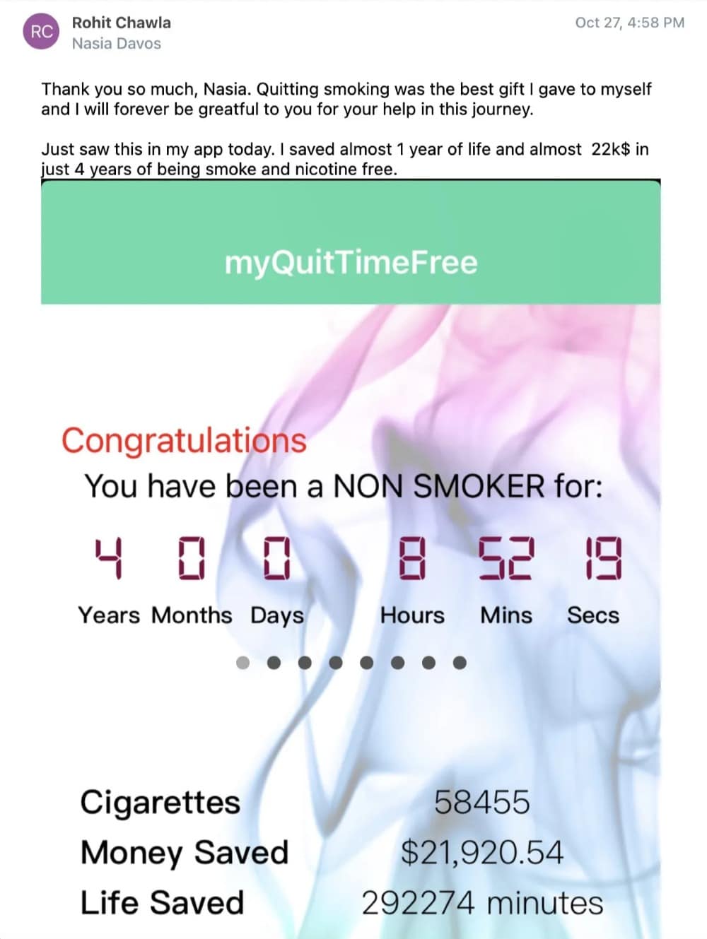 Rohit Chawla quit vaping with the CBQ Method