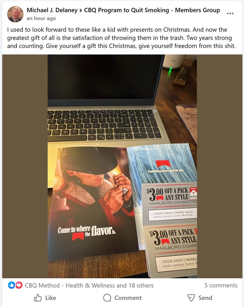 CBQ Program member Michael Delaney inspiring freedom