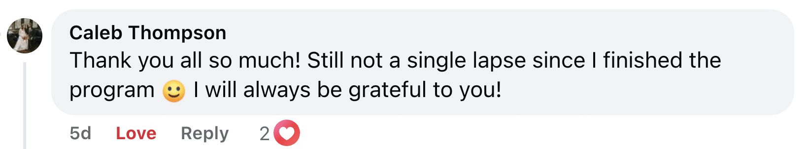 CBQ Nicotine Freedom Member Caleb Thompson Quit Smoking