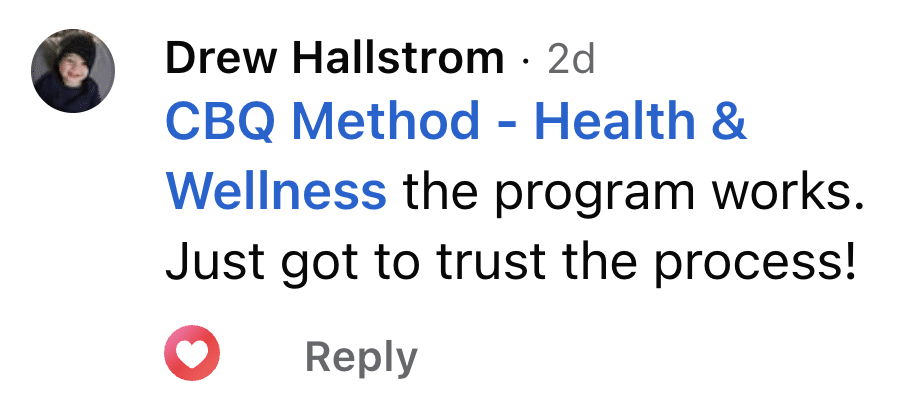 CBQ Nicotine Freedom Program Drew Hallstrom left a quit smoking tip